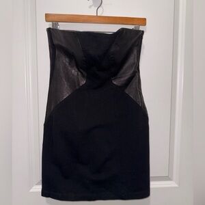 Theory Black Strapless  Cocktail /Party Dress